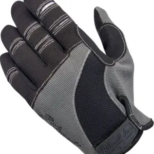GLOVES MOTO GLOVES GRY/BLK MD