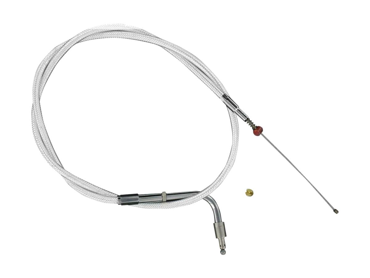 Classic Stainless Idle Cable 90 ° Stainless Steel Clear Coated 42"