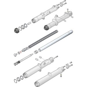 OIl Seal Fork Cup Big Twin Front Fork Parts OEM 45733-48