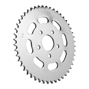 Slotted 48 Teeth Rear Sprocket Chrome