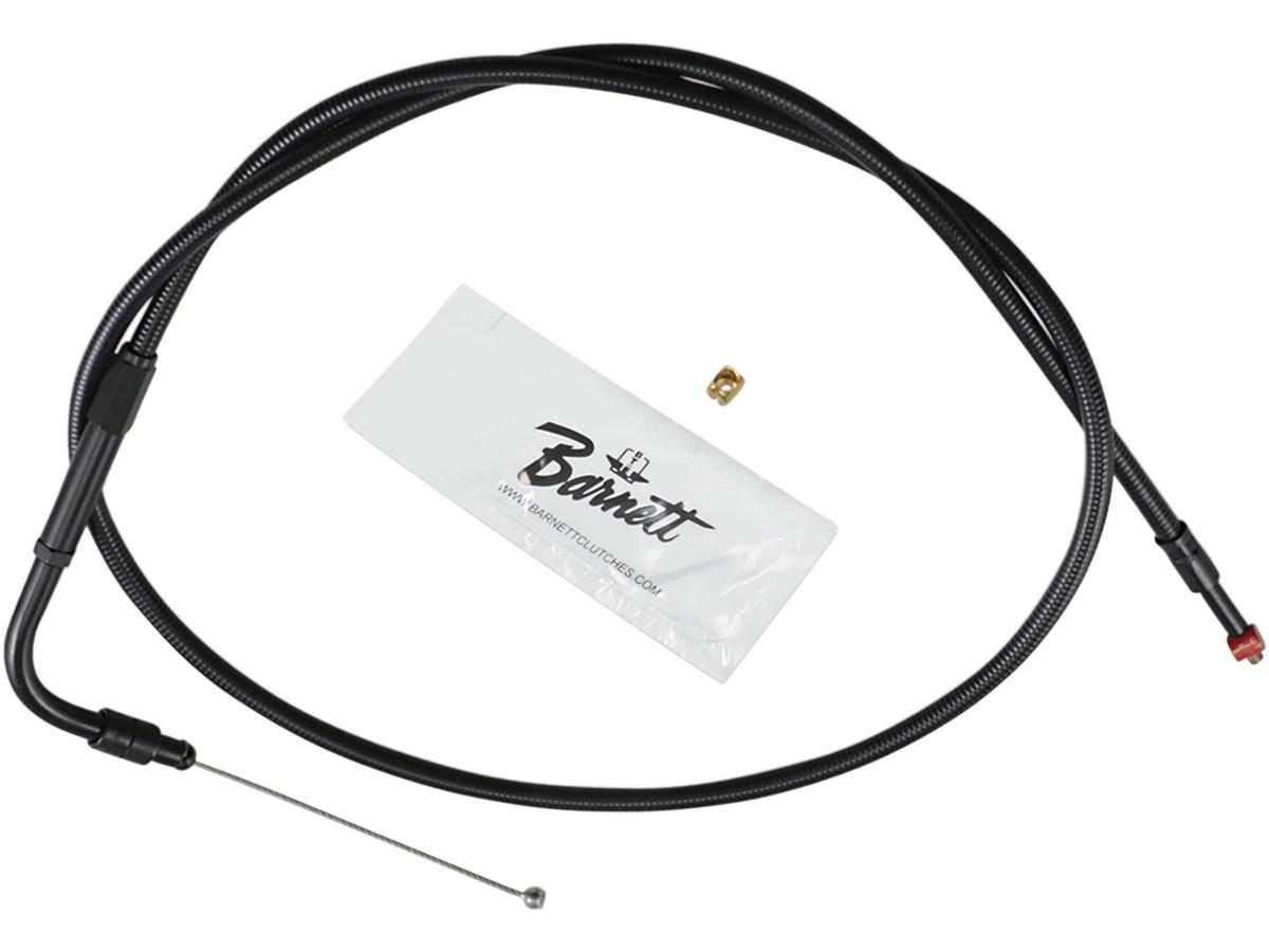 Stealth Series Throttle Cable 90 ° Black Vinyl All Black 31,5"