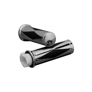 Diamond Grips Chrome 1" Throttle Cables