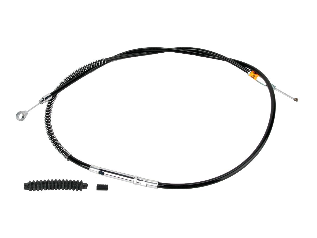 Black Vinyl Coil Wound (CW) Clutch Cable +6 Black Vinyl 53,3"