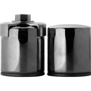 Replacement Oil Filter For Shovelhead, Ironhead, Early Evolution Engine (Short) Chrome