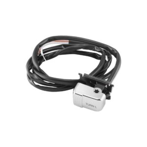 96-up Ergonomic Replacement Handlebar Turn Signal Switch Left Turnsignal Switch Chrome