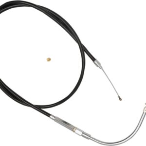 Traditional Black Throttle Cable 45 ° Black Vinyl 38"