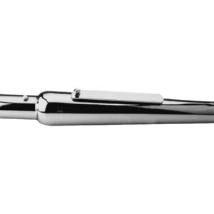 Trumpet Muffler Straight Style, 19" long Chrome