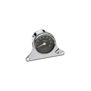 Mini Single Instrument Gauge Kit Bracket Chrome