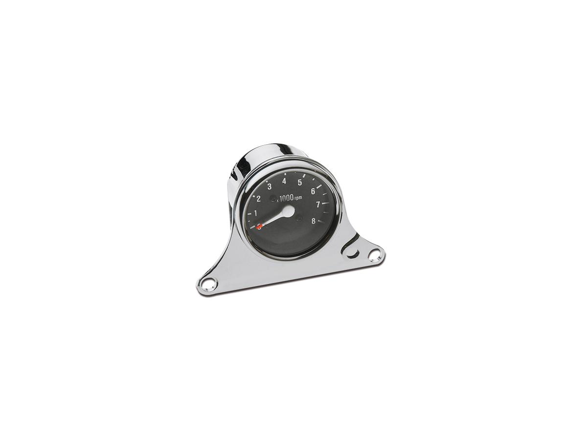 Mini Single Instrument Gauge Kit Bracket Chrome