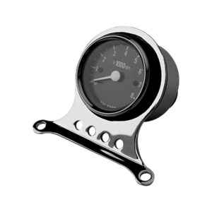 DELUXE MINI TACH KIT Tachometer Kit Scale Color: black