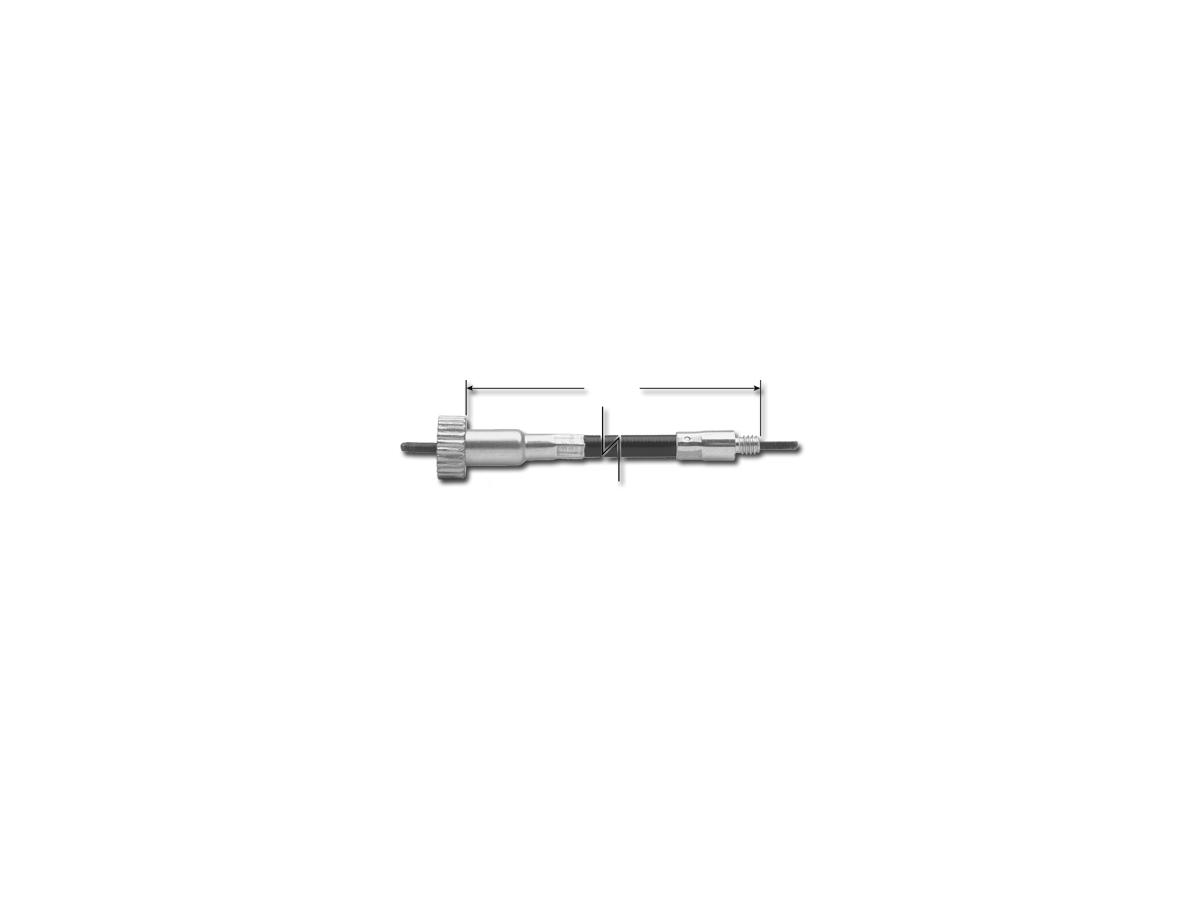 Speedo Cable, Black Speedometer Cable 16 mm Nut Black