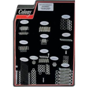 Knurled Motor Mount Screw Kit Chrome