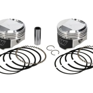 Forged Piston Kit for Sportster Engines Stroke 4,250" Bore 3,518" (89,3572 mm ), Positive Dome +19cc 11:1 +.020 mm 1340 ccm (80 cui)