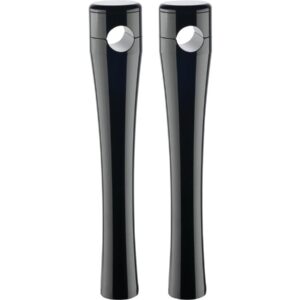 Smooth 8 Risers Black Powder Coated