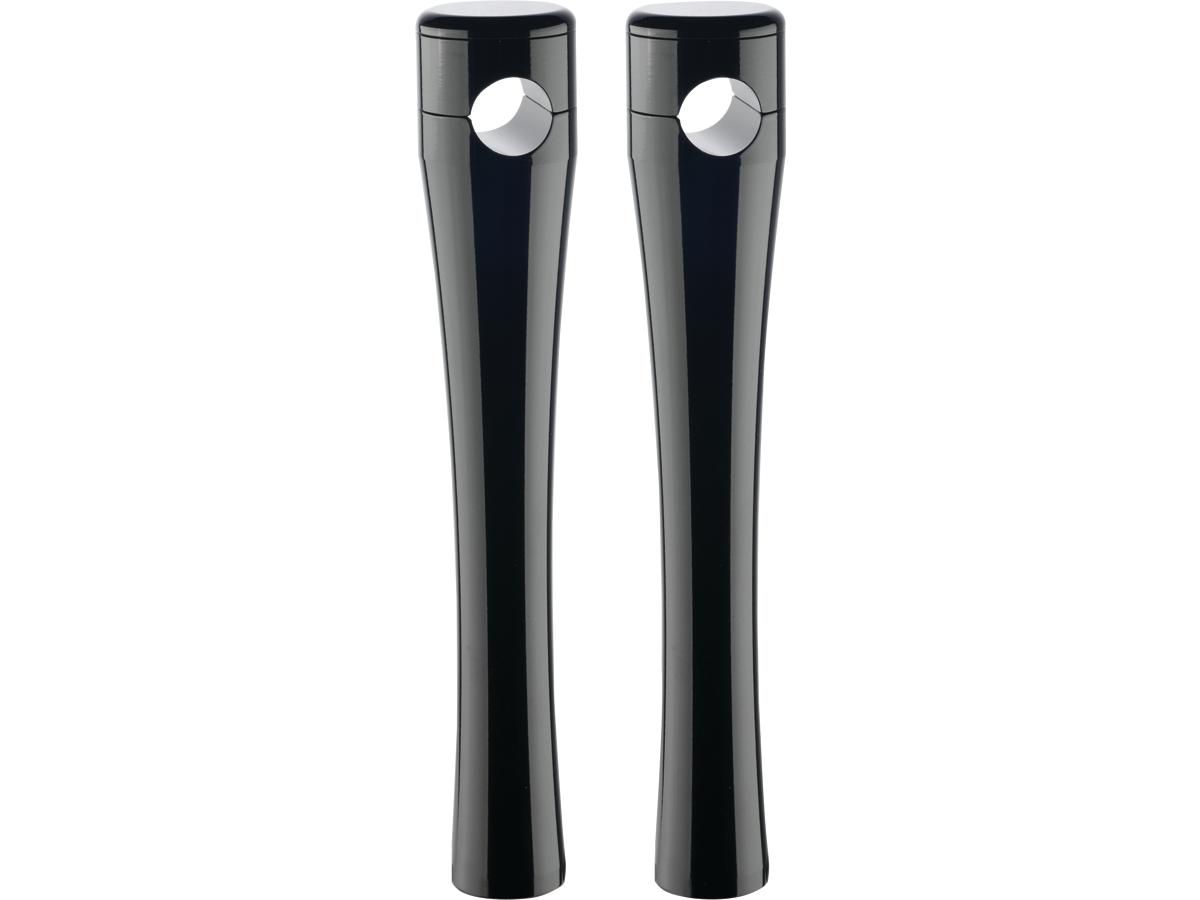 Smooth 8 Risers Black Powder Coated