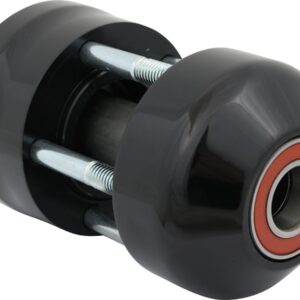 Single Rotor Front Wheel Hub Black Non-ABS Single Flange