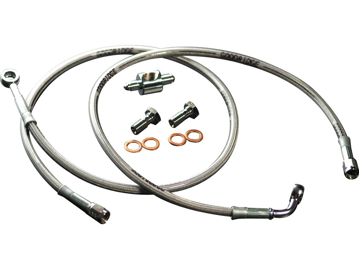 Econoline Brake Line Kit Stainless Steel Clear Coated 41,75"