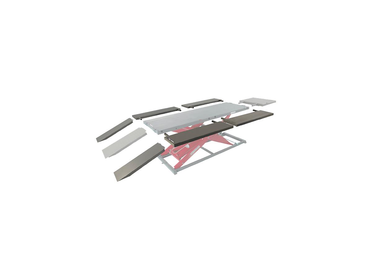 Standard Front and Rear Extension for MC625 Heavy Duty Air Lift Width x Length (mm): 750 x 610 Gray