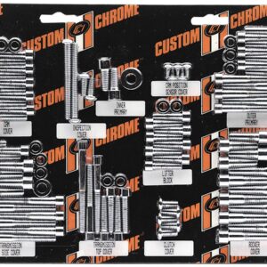 Knurled Transmission Side Cover and Bearing Support Bolt Kit