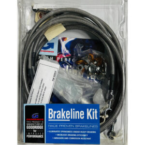 Front Brake Line Kit DOT +2"