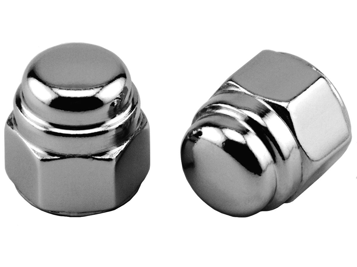 Flat Top Acorn Nut Pack Chrome 3/8"-16 UNC