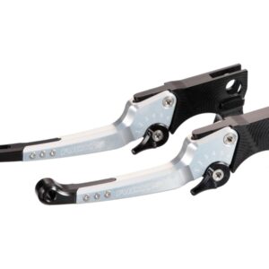 Good Guys Adjustable Brake and Clutch Lever Kit Black Silver Anodized Cable Clutch