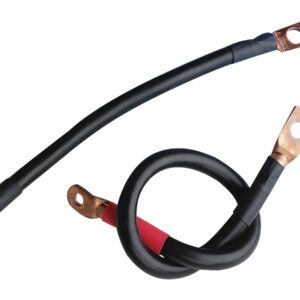 MEGA Battery Cable Kit Includes 12” and 13” cables Black