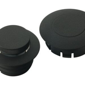 Screw In Pop-Up Gas Cap Set/Single Cap Vented and non-Vented set Black