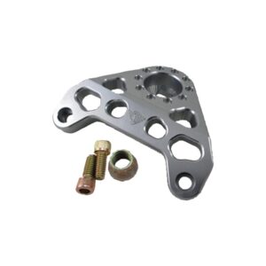 Headlight Bracket Silver Anodized Clear