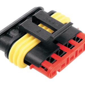 5-Wire OEM O2 and Aktive Exhaust Sensor Connector Black