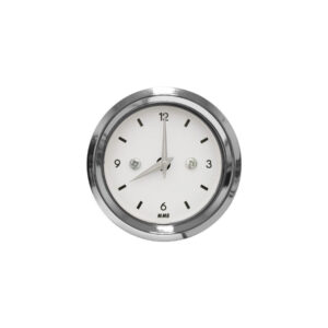 CLOCK BASIC BLK / WHT / WHT LIGHT Clock