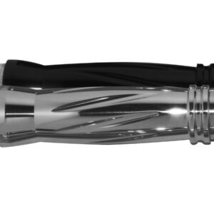 Twister Grips with LED Turn Signals Aluminium 1" Throttle Cables