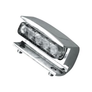LED License Plate Light Aluminium Polished