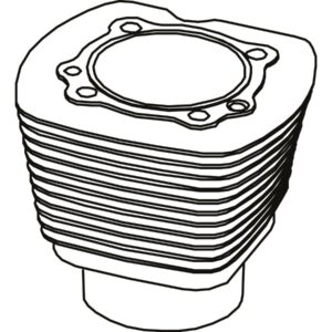 115 POL CYLINDER 4-1/8 REAR