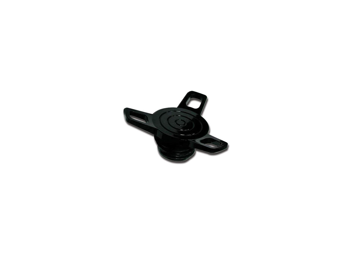 Spinner Gas Cap Left side cap only (Non-Vented) Black