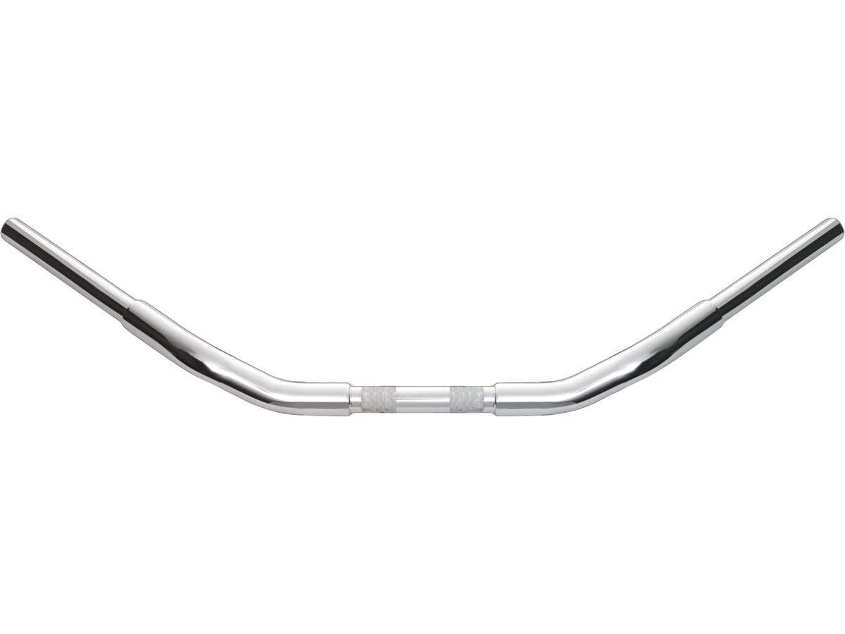 1 1/4" Chubby Street Fighter Handlebar Non-Dimpled 3-Hole Chrome 1 1/4" Throttle By Wire Throttle Cables