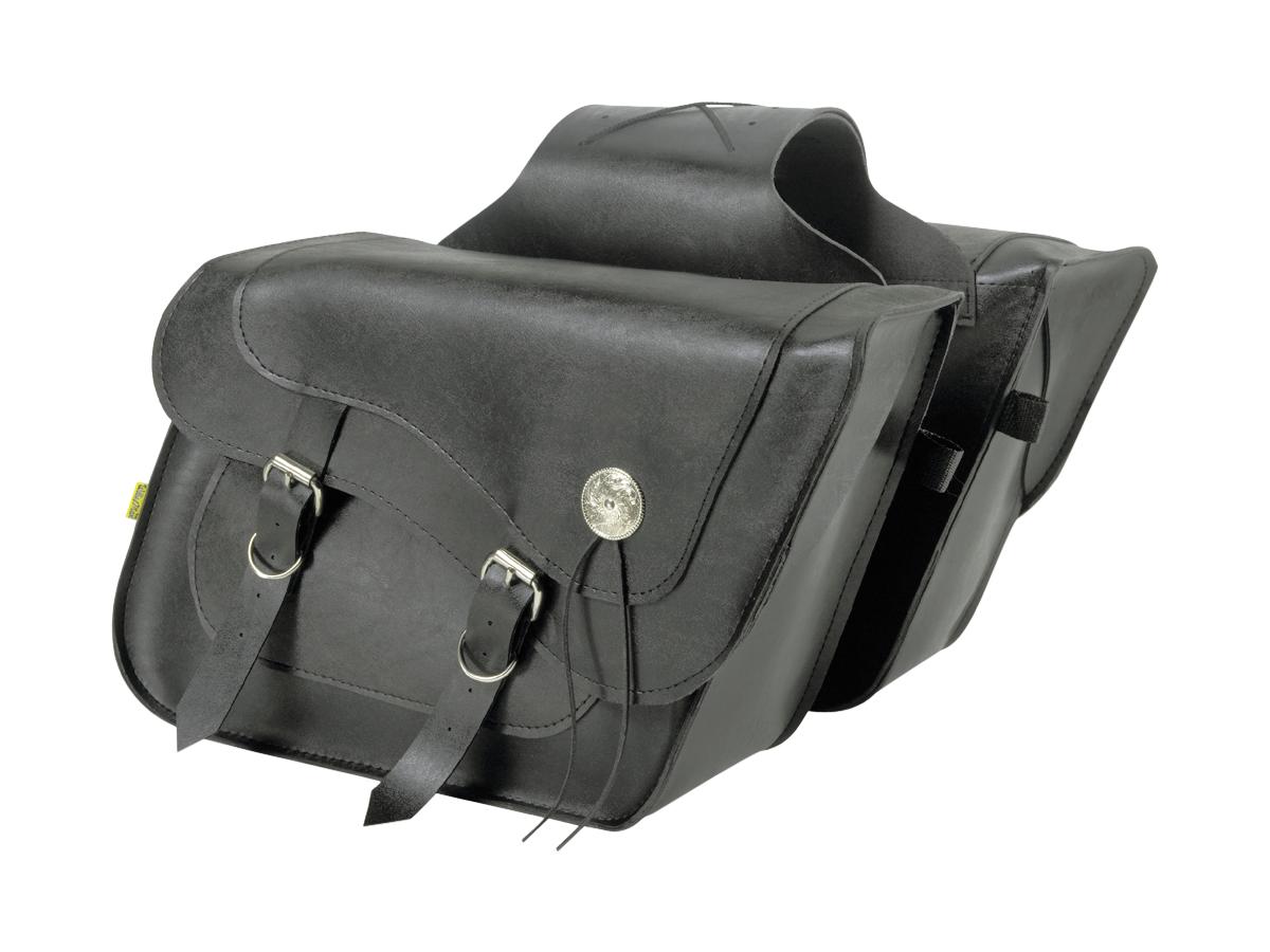 Deluxe Fleetside Slant Throw Over Saddlebags Black