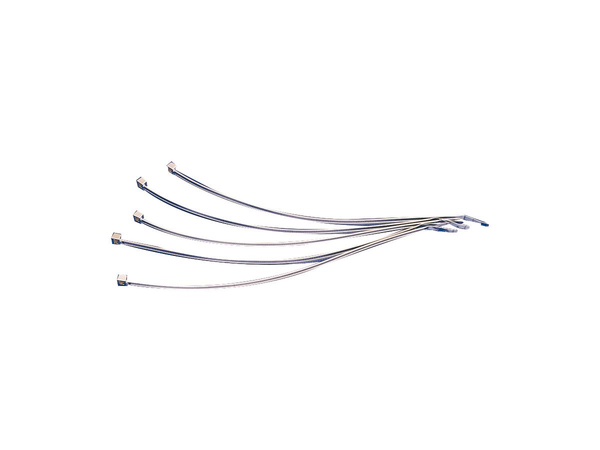 300 mm Chrome Cable Ties