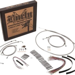 18" Gorilla Bar Cable Kit Stainless Steel Clear Coated ABS