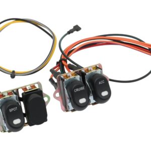 Fairing Rocker Switch Kit Spot/Accessories/Cruise Black