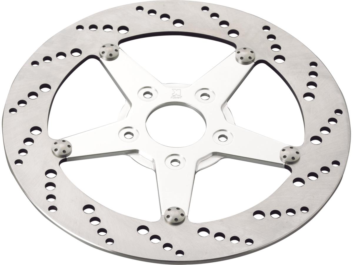 Drilled Brake Rotor Aluminium Stainless Steel 8,5" Rear Right