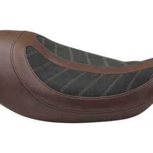 Fred Kodlin Signature Series Solo Seat Black Dark Brown Alcantara Leather