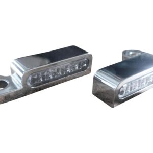 OEM Hand Control LED Turn Signals Chrome Clear LED