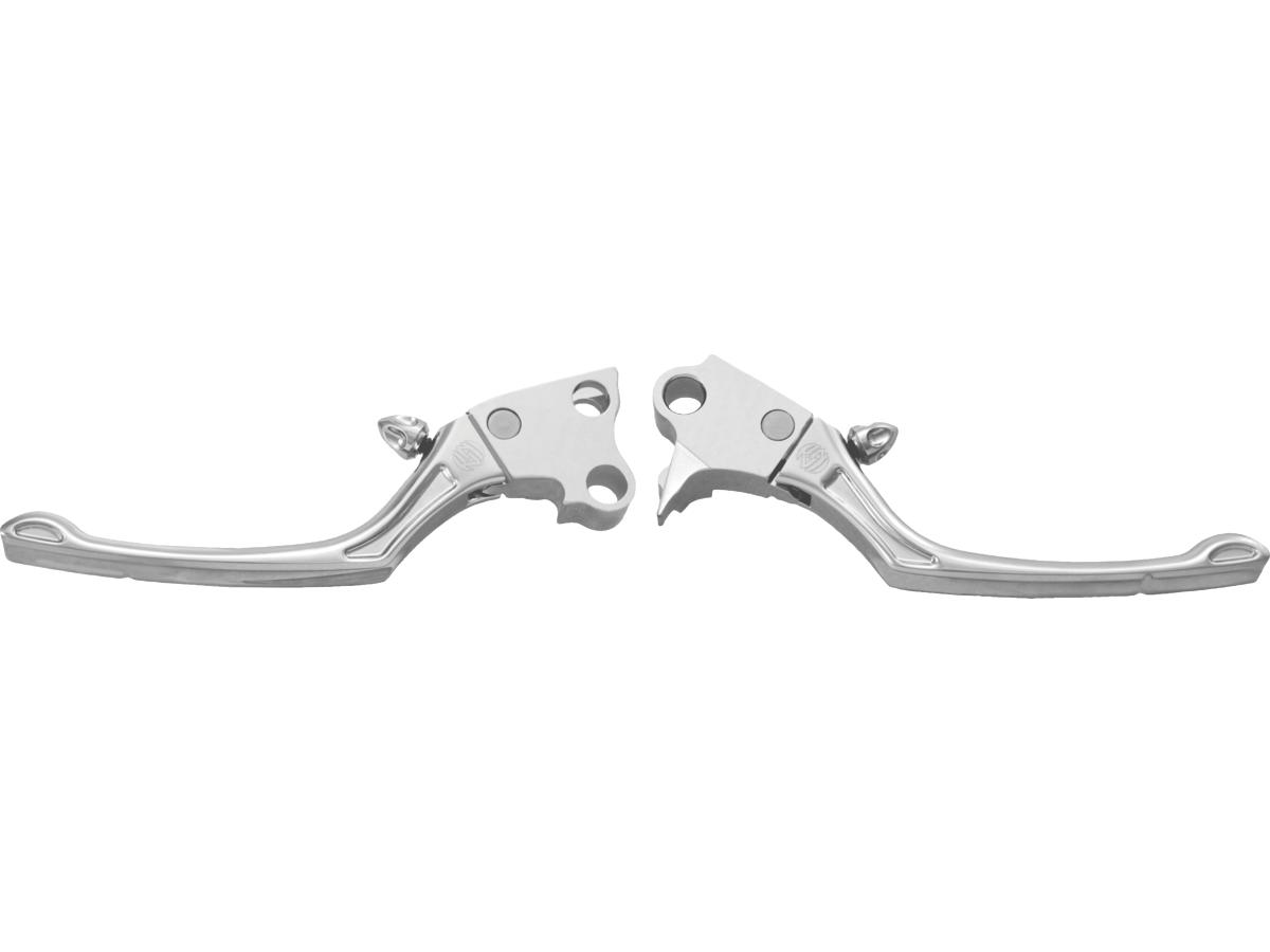 Regulator Adjustable Hand Control Lever Set Chrome Cable Clutch Left Right