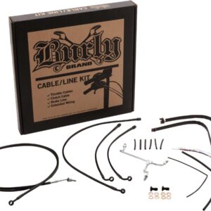 18" Gorilla Bar Cable Kit Black Vinyl ABS