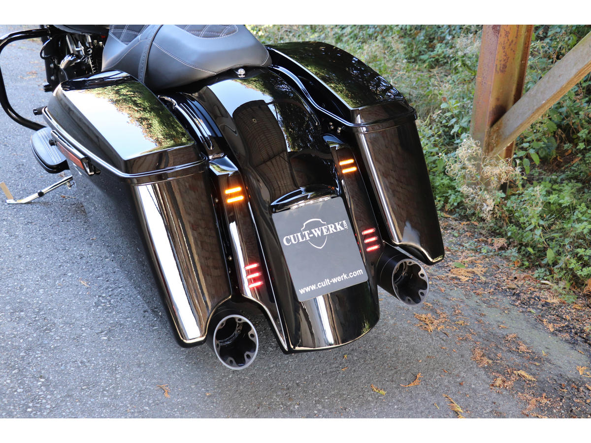 Custom Rear Fender Plain Fender Kit with Turn Signals and Tail Light (no Picture)