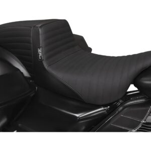 Kickflip Seat Pleated Stitch Gripp Tape Black Vinyl