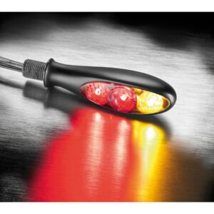 micro S DF Dark LED Turn Signal/Brake Light/Taillight Black Smoke LED