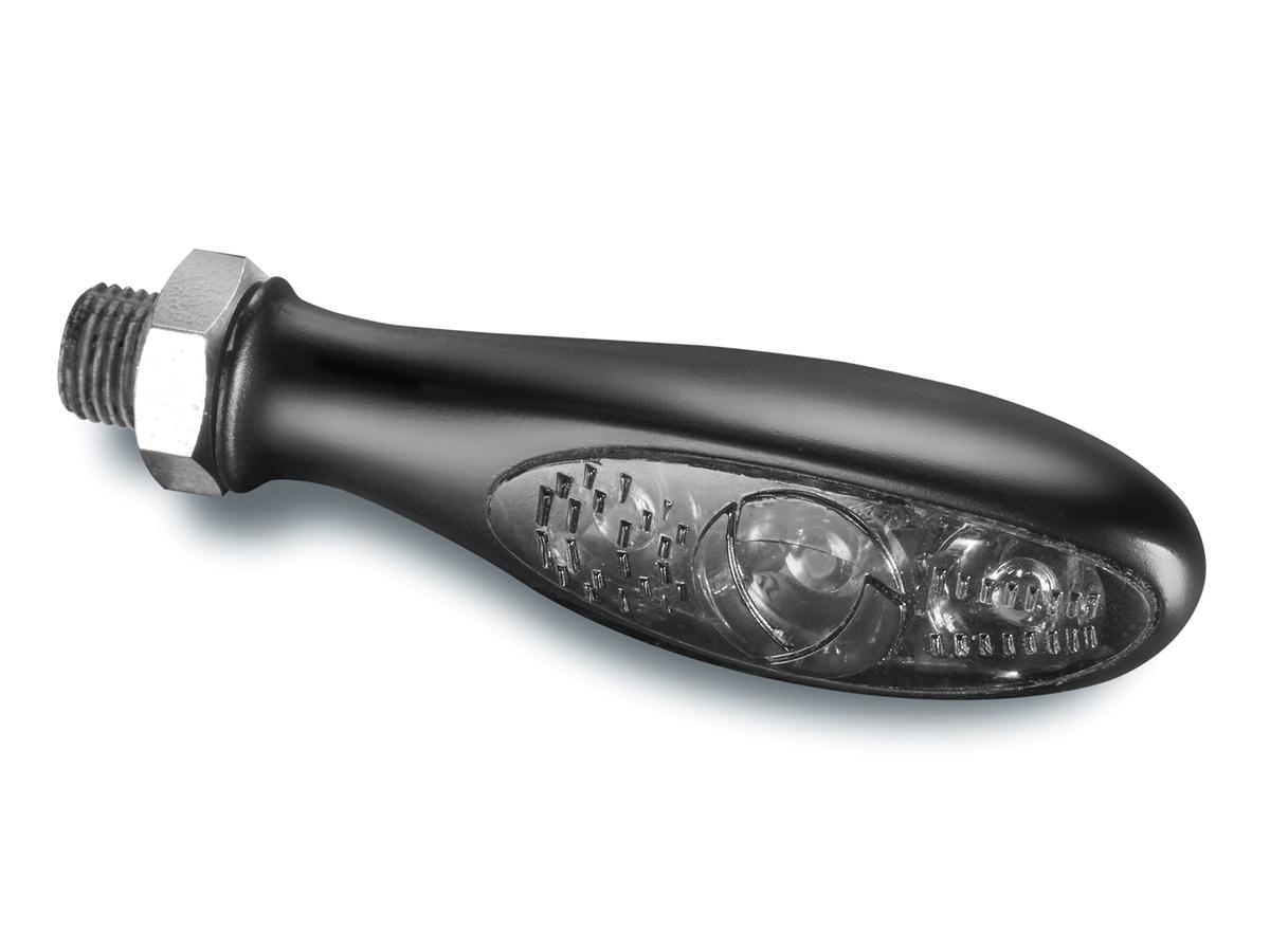 micro S DF Dark LED Turn Signal/Brake Light/Taillight Black Smoke LED