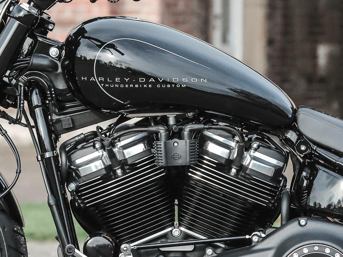 Ignition Coil Relocation Kit, Black Ignition Coil Relocation Kit Black Powder Coated